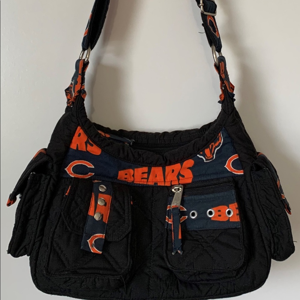 Chicago Bears shoulder purse.